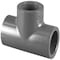 Keeney Mfg Charlotte Pipe Schedule 80 3/4 in. Slip X 3/4 in. D Slip PVC Tee 1 pk PVC084011200 - alternate 1